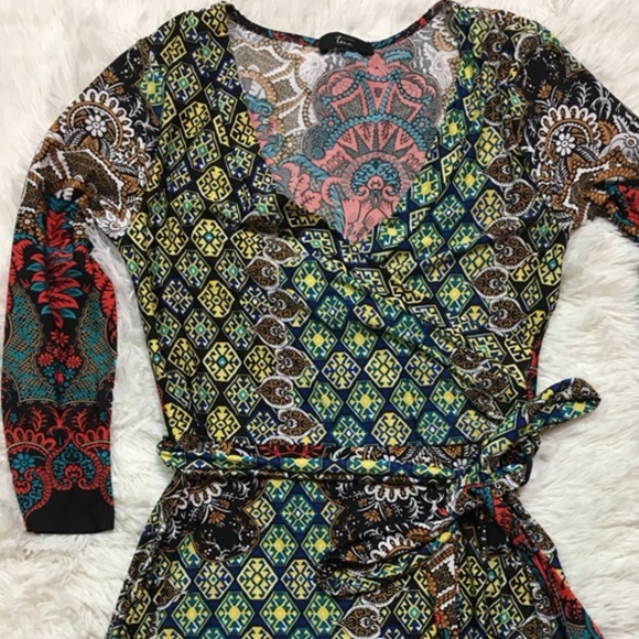 Moroccan Bohemian Wrap Maxi Dress S M L 1X 2X 3X - Picture 8 of 8